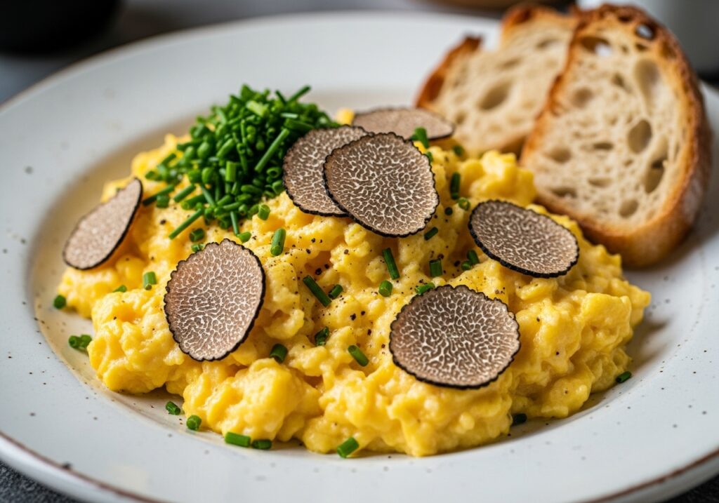 Truffle Scrambled Eggs Recipe