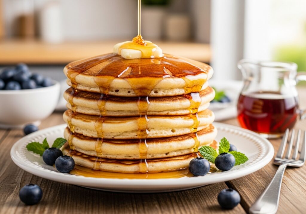 Pancakes with Syrup Recipe