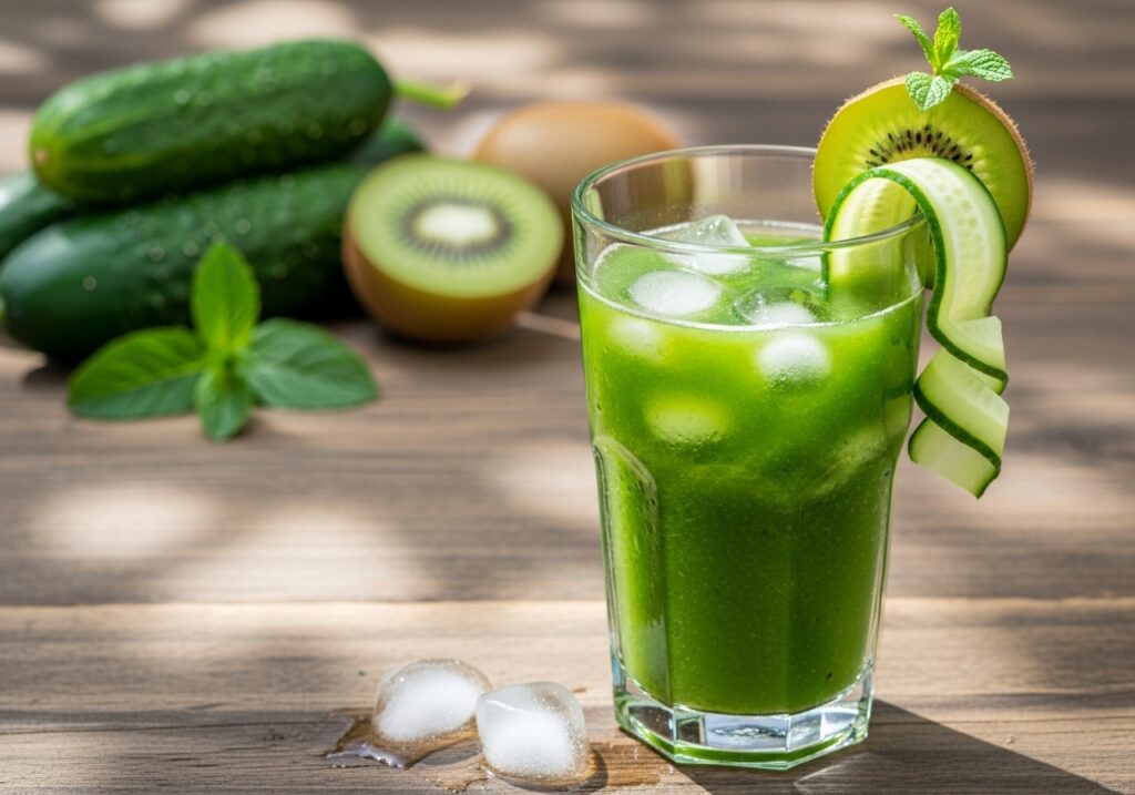 Cucumber Kiwi Juice Recipe