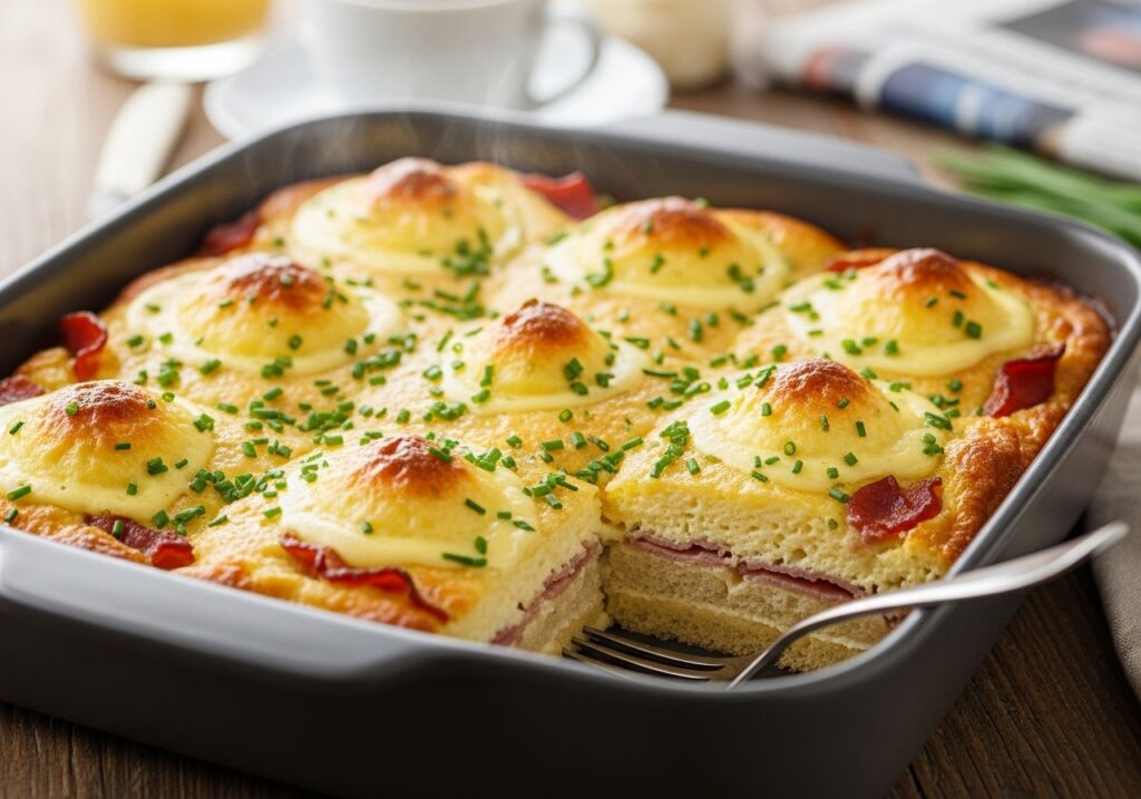 Quick and Easy Eggs Benedict Casserole Recipe