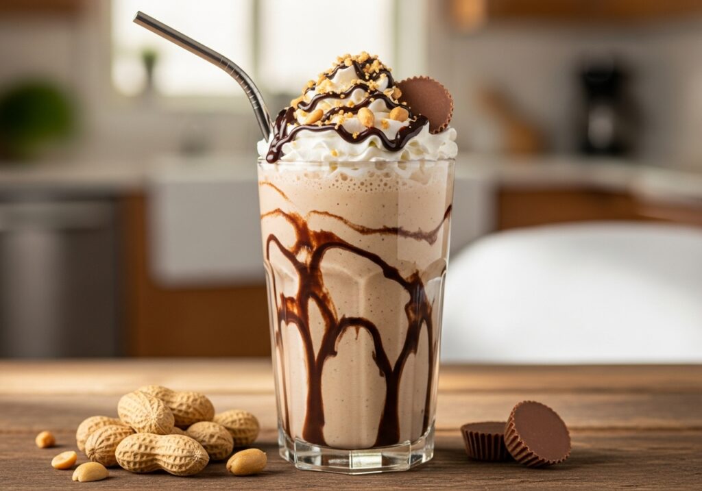 Salted Peanut Butter Cup Smoothie Recipe
