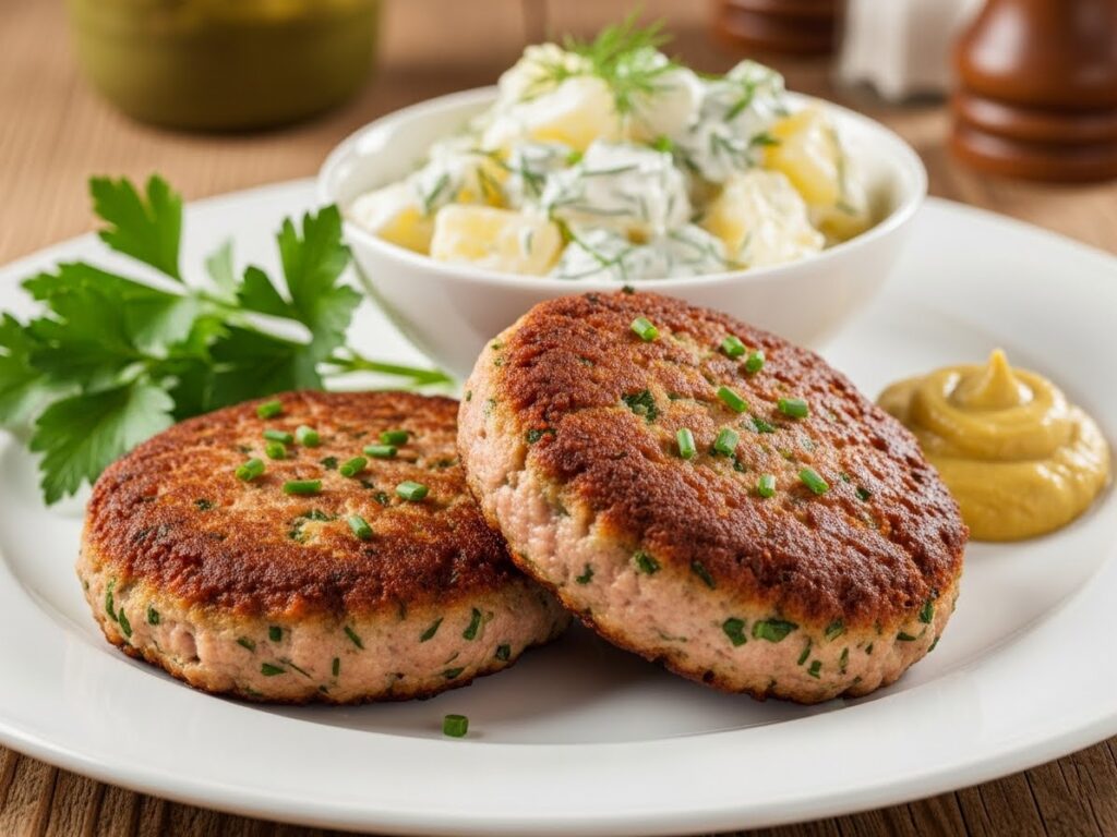 Authentic German Frikadellen Recipe  : Savory, Juicy Meat Patties That Are Germany’s Answer to the Perfect Comfort Food