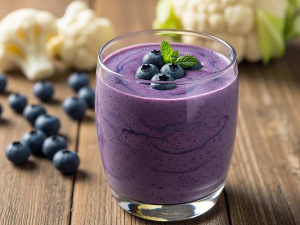 Blueberry Cauliflower Smoothie Recipe