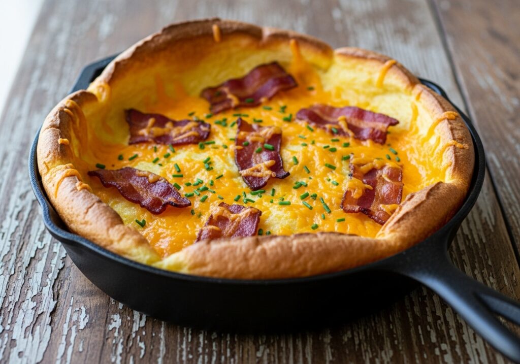 Cheddar Bacon Dutch Baby Recipe