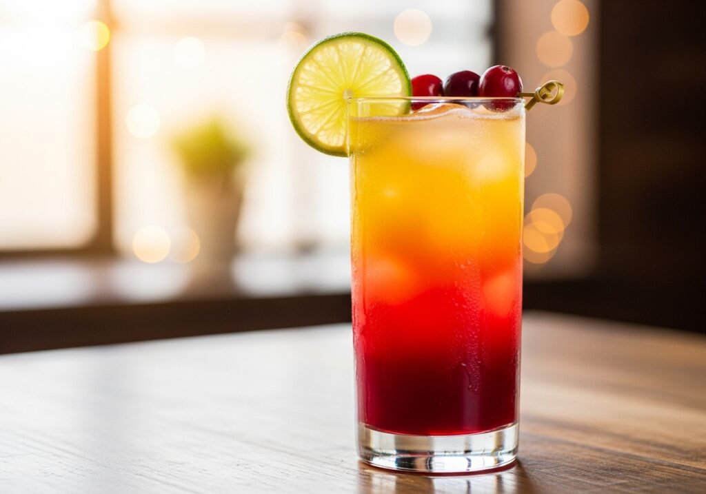 Cranberry Sunrise Mocktail Recipe